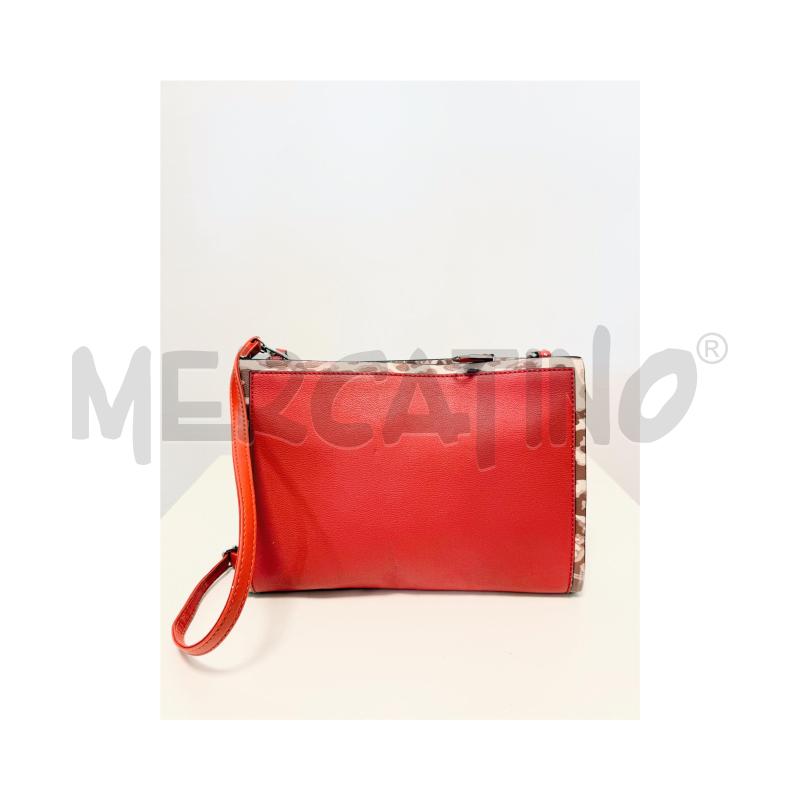 BORSA D TRACOLLA TRUSSARDI ROSSA ECO CON LOGO FRONTALE | Mercatino dell'Usato Rovereto 4