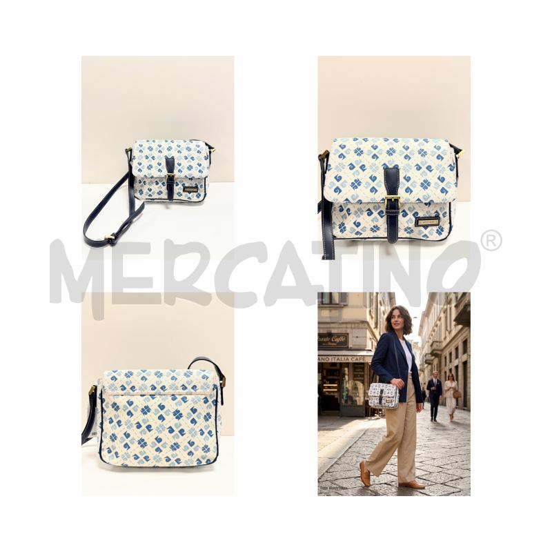BORSA PIERR CARDIN BIA/BLU/AZZURRA LOGHI | Mercatino dell'Usato Rovereto 1