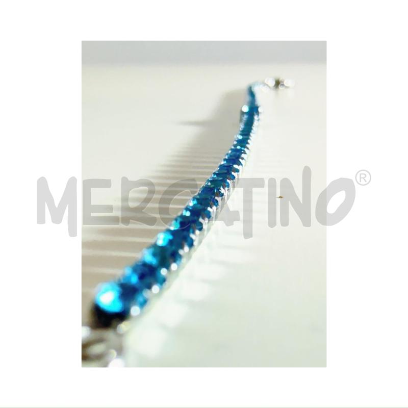 BRACCIALETTO MYA BOCCADAMO NUOVO BRILLANTINI AZZURRI  | Mercatino dell'Usato Rovereto 3