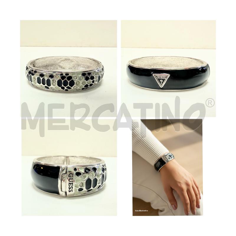 BRACCIALE RIGIDO GUESS NERO/BIA GLAMAZON | Mercatino dell'Usato Rovereto 1