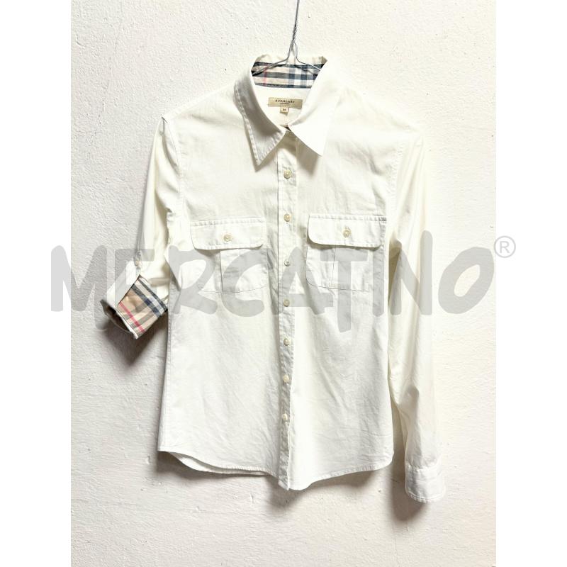 CAMICIA D BURBERRY BIANCA | Mercatino dell'Usato Rovereto 2