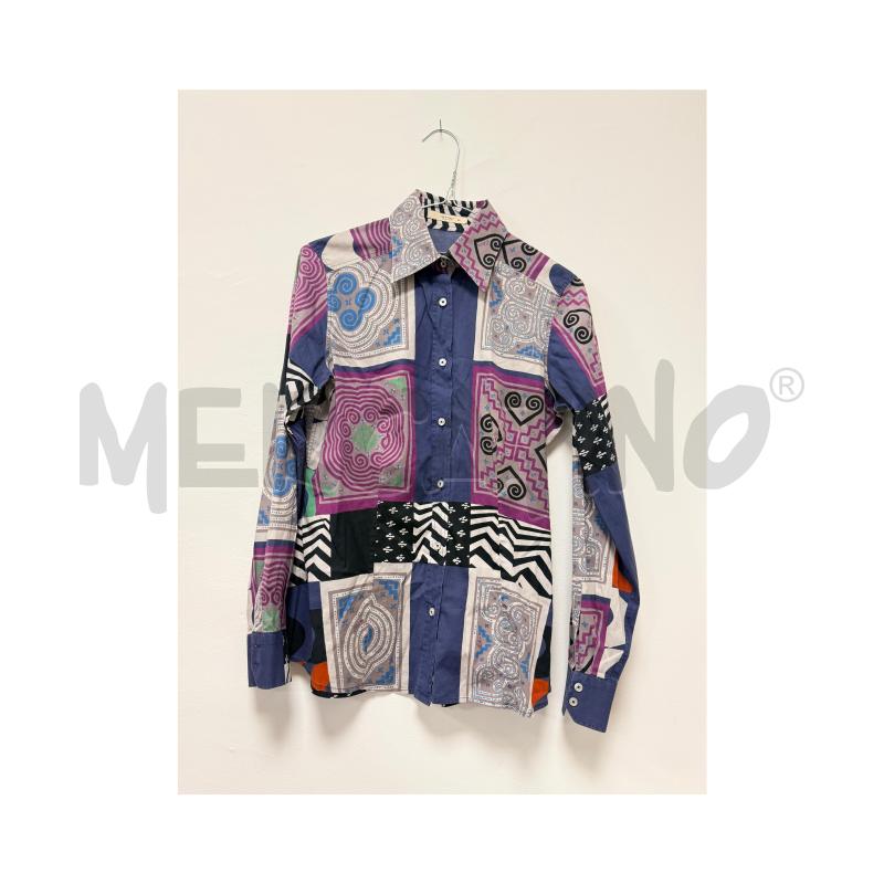 CAMICIA D ETRO BLU NOTTE FANTASIA TAGLIA 42 | Mercatino dell'Usato Rovereto 2