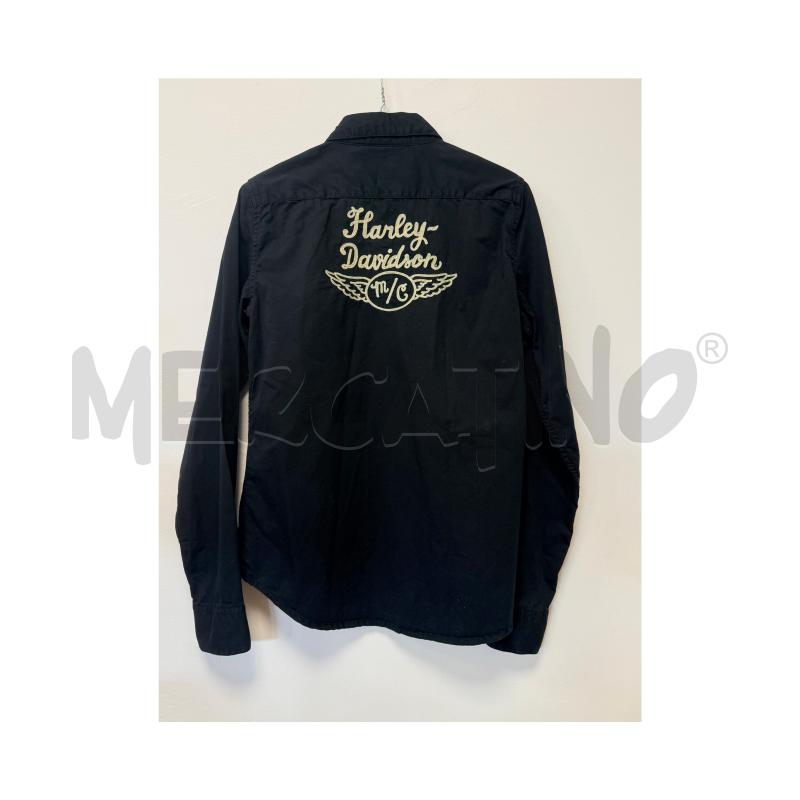 CAMICIA D HARLEY NERA CON RICAMO SABBIA TAGLIA S | Mercatino dell'Usato Rovereto 3