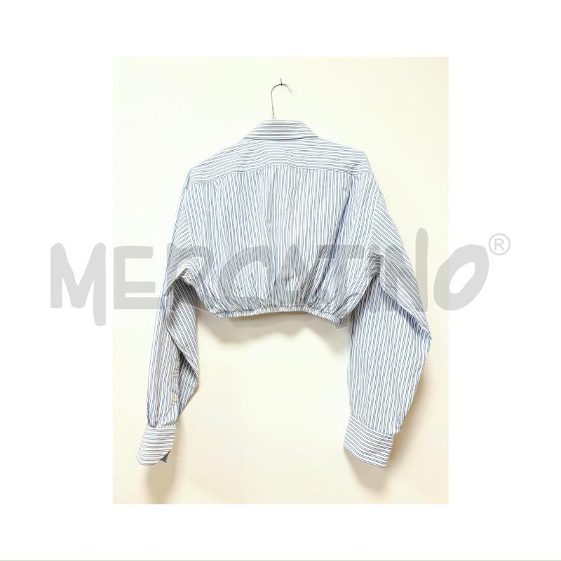 CAMICIA D TOMMY BIA/BLU GESSATA CROP | Mercatino dell'Usato Rovereto 3