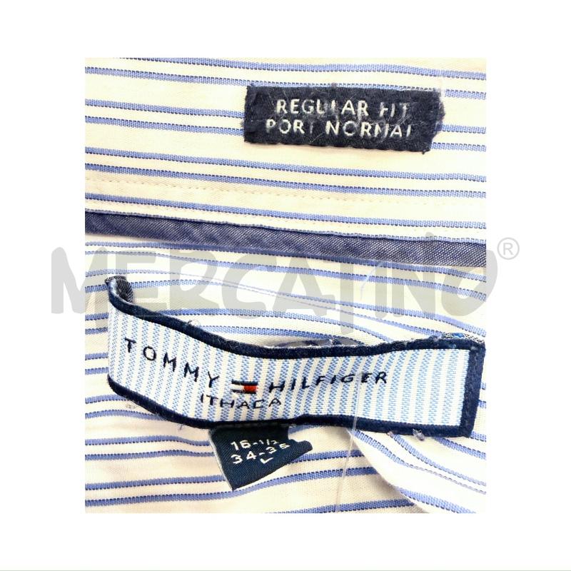 CAMICIA D TOMMY BIA/BLU GESSATA CROP | Mercatino dell'Usato Rovereto 4