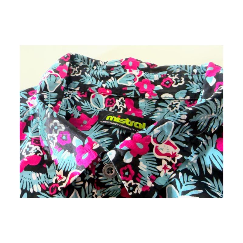 CAMICIA U 1/2M MISTRAL NERO/FUXIA | Mercatino dell'Usato Rovereto 4