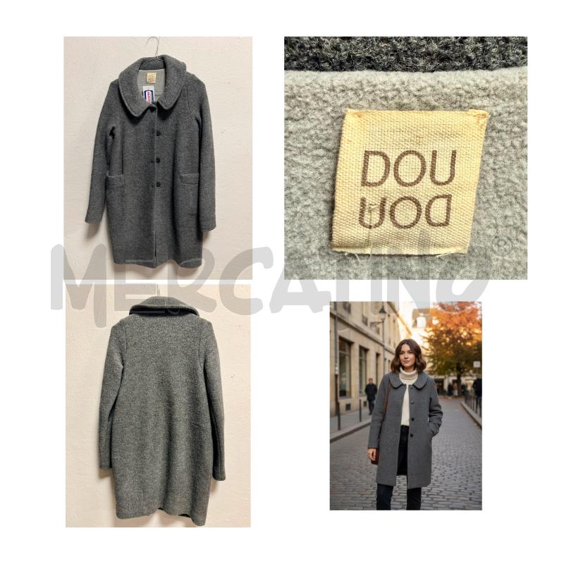 CAPPOTTO D DOU DOU GRIGIO INT ORSETTO  | Mercatino dell'Usato Rovereto 1
