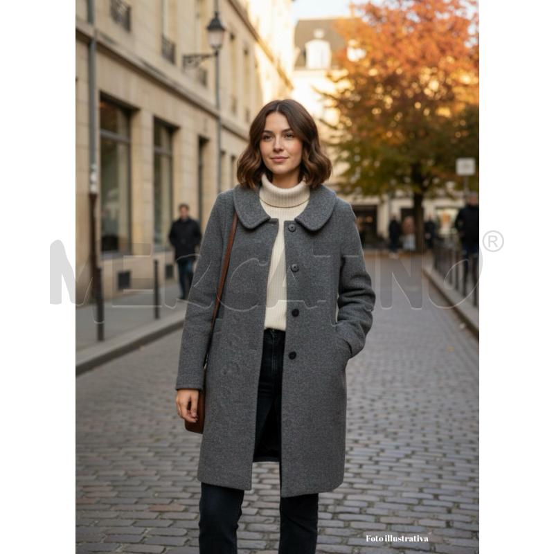 CAPPOTTO D DOU DOU GRIGIO INT ORSETTO  | Mercatino dell'Usato Rovereto 5
