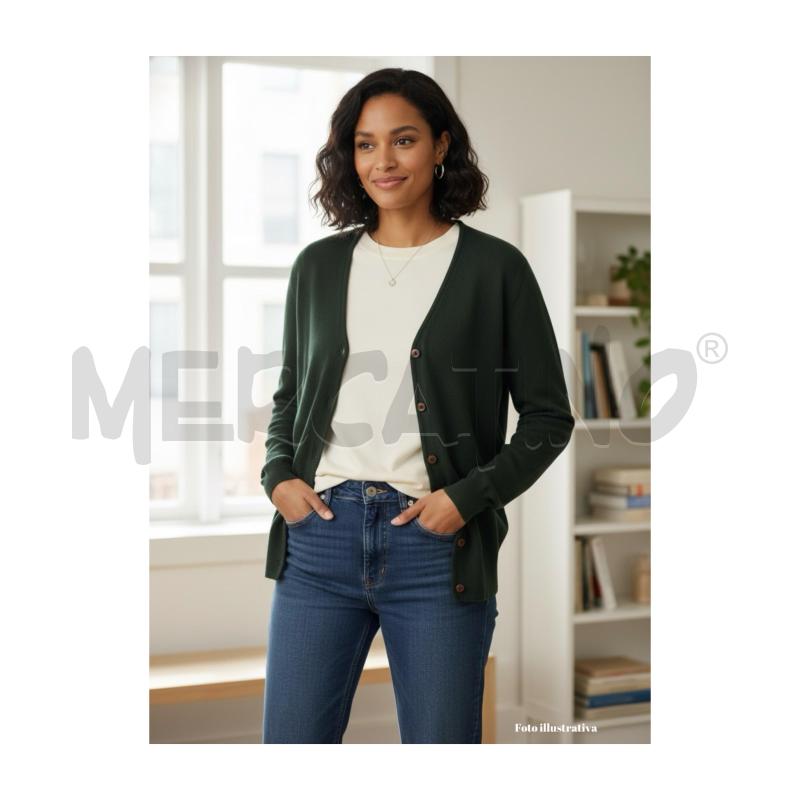 CARDIGAN D BURBERRY VERDE BOSCO LANA  | Mercatino dell'Usato Rovereto 5