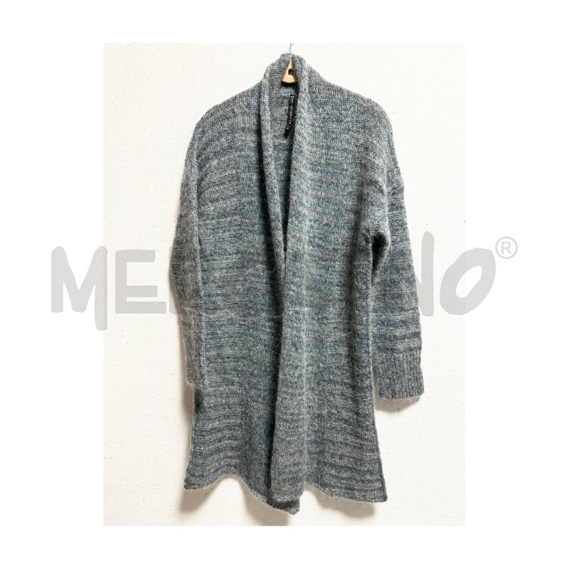 CARDIGAN D MANILA GRACE AZZURRO FILO ARGENTO | Mercatino dell'Usato Rovereto 2