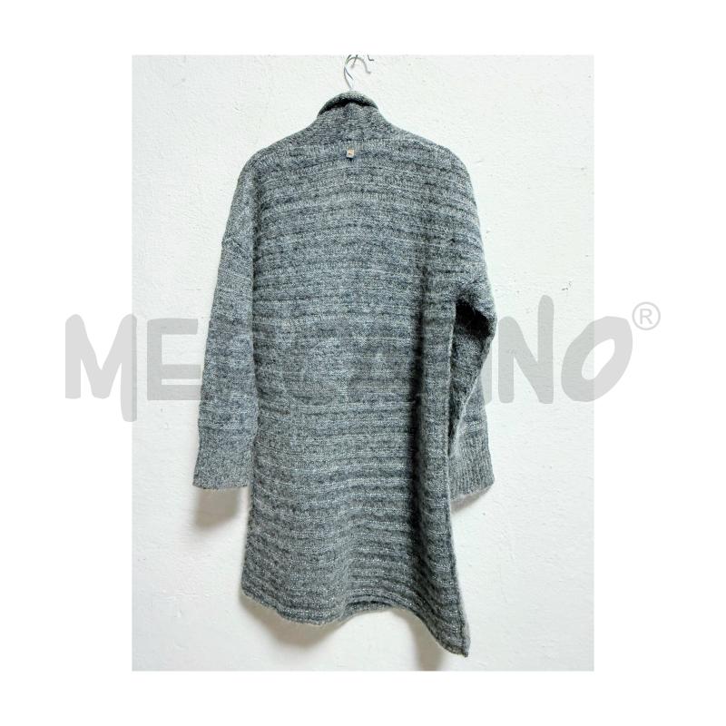 CARDIGAN D MANILA GRACE AZZURRO FILO ARGENTO | Mercatino dell'Usato Rovereto 3
