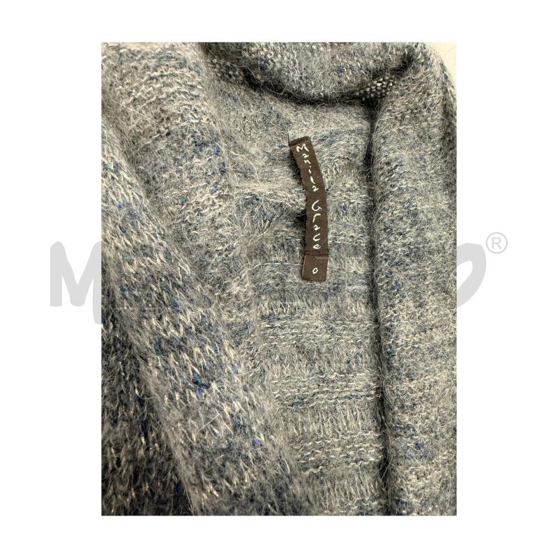 CARDIGAN D MANILA GRACE AZZURRO FILO ARGENTO | Mercatino dell'Usato Rovereto 4
