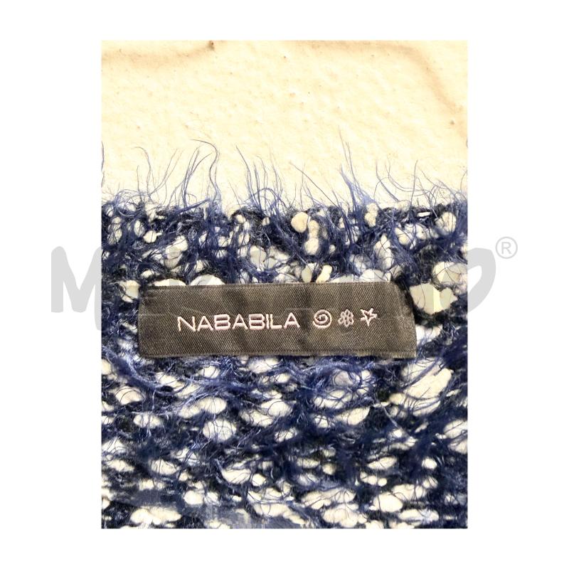 CARDIGAN D NABABILA AZZURRO/BIANCO ZIP XL | Mercatino dell'Usato Rovereto 3