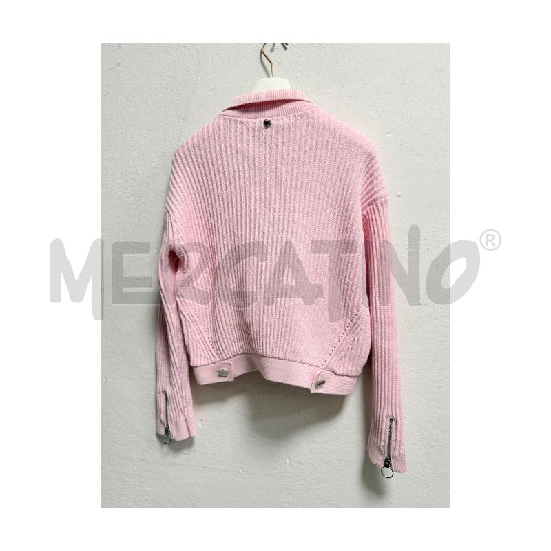 CARDIGAN D TWINSET ROSA ZIP LATERALE  | Mercatino dell'Usato Rovereto 3