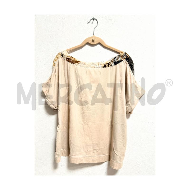 CASACCA D MYF 1/2M SABBIA SETA FANTASIA FOGLIE | Mercatino dell'Usato Rovereto 3