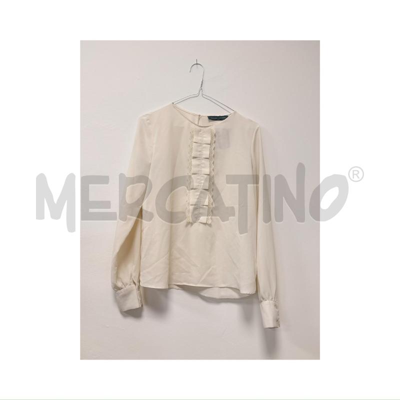 CASACCA D SANDRO FERRONE BIANCA CON DETTAGLI PIZZO TAGLIA M | Mercatino dell'Usato Rovereto 2