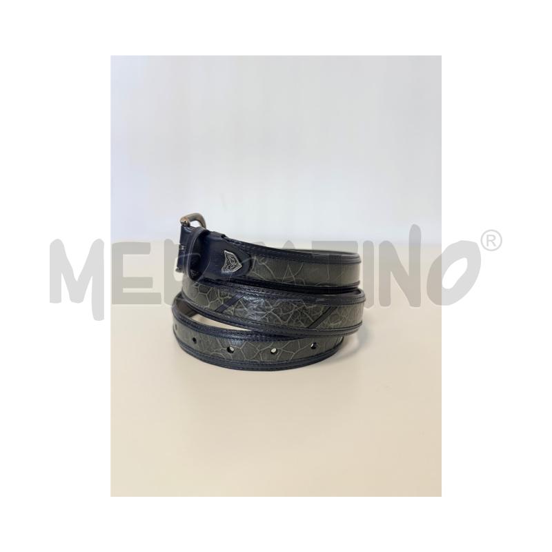 CINTURA VINTAGE PAOLO DA PONTE 85 CM GRIGIA/NERA | Mercatino dell'Usato Rovereto 2