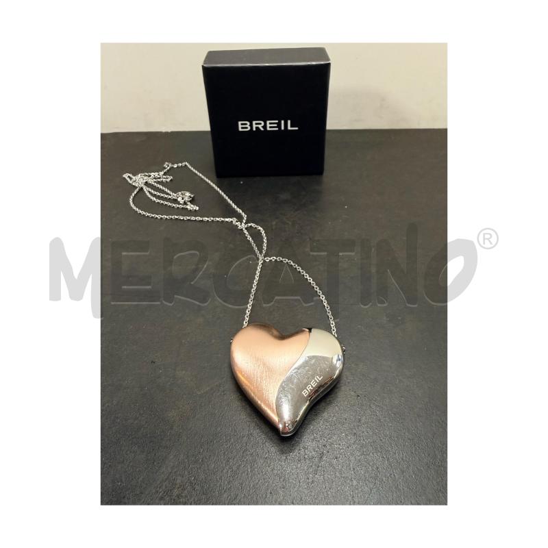 COLLANA BREIL CUORE ROSA CIPRIA/ACCIAIO | Mercatino dell'Usato Rovereto 2