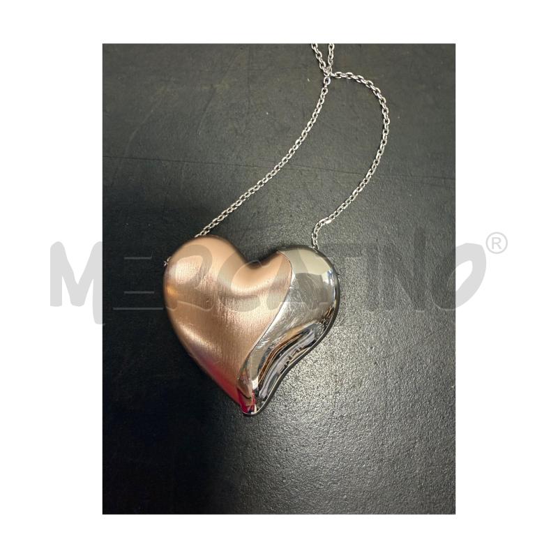 COLLANA BREIL CUORE ROSA CIPRIA/ACCIAIO | Mercatino dell'Usato Rovereto 3