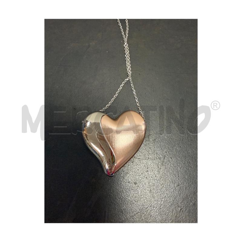 COLLANA BREIL CUORE ROSA CIPRIA/ACCIAIO | Mercatino dell'Usato Rovereto 4