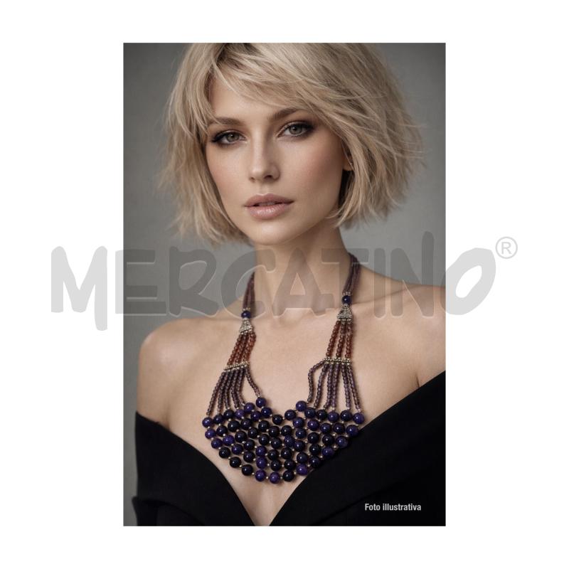 COLLANA ETNICA VIOLA/PERLINE | Mercatino dell'Usato Rovereto 5