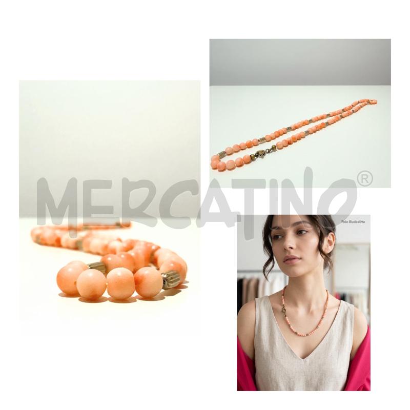 COLLANA PERLINE ROSA  | Mercatino dell'Usato Rovereto 1