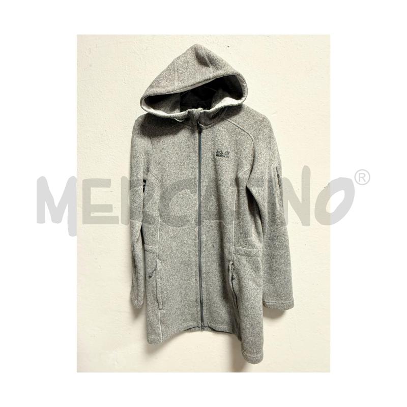 FELPA D JACK WOLFSKIN GRIGIA LUNGA | Mercatino dell'Usato Rovereto 2