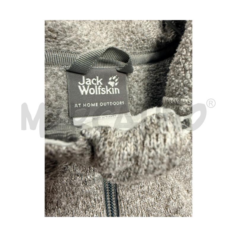 FELPA D JACK WOLFSKIN GRIGIA LUNGA | Mercatino dell'Usato Rovereto 4