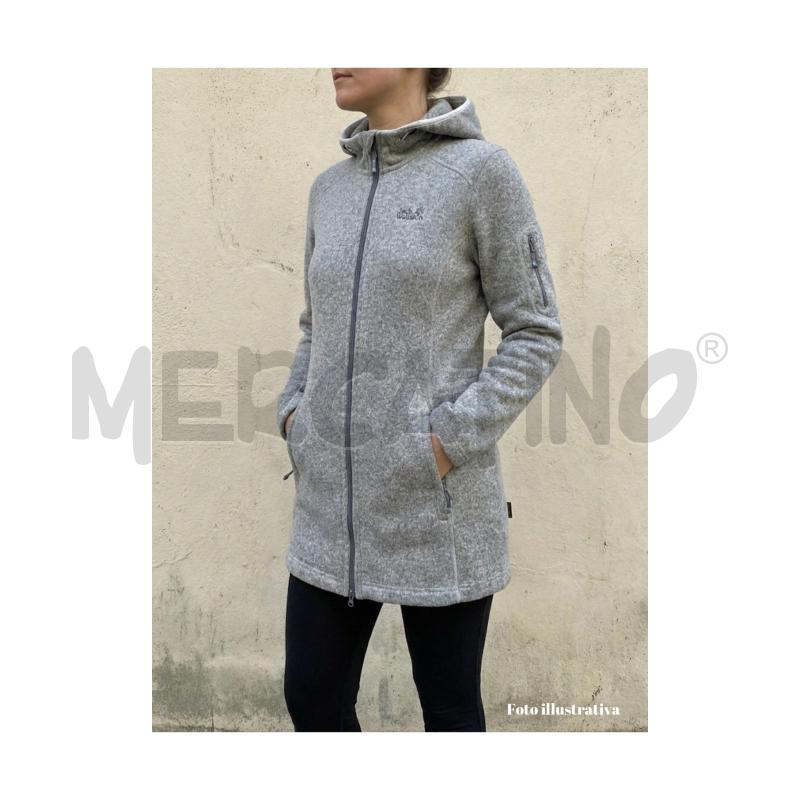 FELPA D JACK WOLFSKIN GRIGIA LUNGA | Mercatino dell'Usato Rovereto 5
