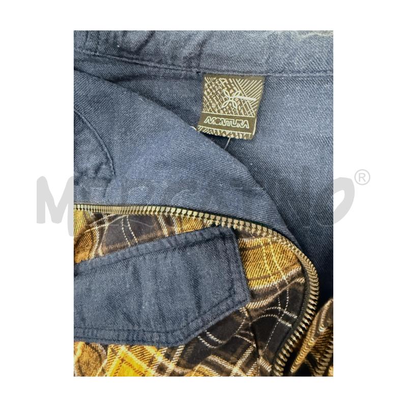 FELPA D MONTURA GIALLA/BLU SCACCO CAPPUCCIO | Mercatino dell'Usato Rovereto 4