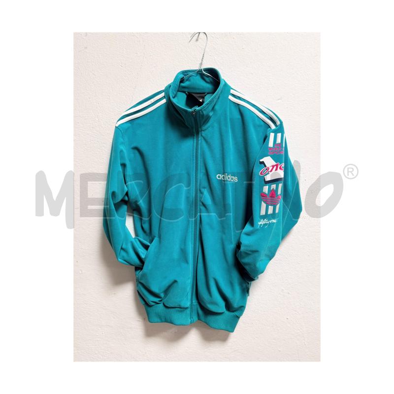 FELPA U ADIDAS VERDE CINILLIA CON PATCH MANICA SINISTRA | Mercatino dell'Usato Rovereto 2