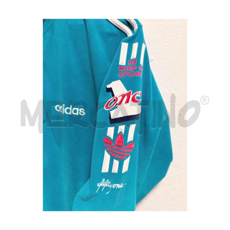 FELPA U ADIDAS VERDE CINILLIA CON PATCH MANICA SINISTRA | Mercatino dell'Usato Rovereto 3