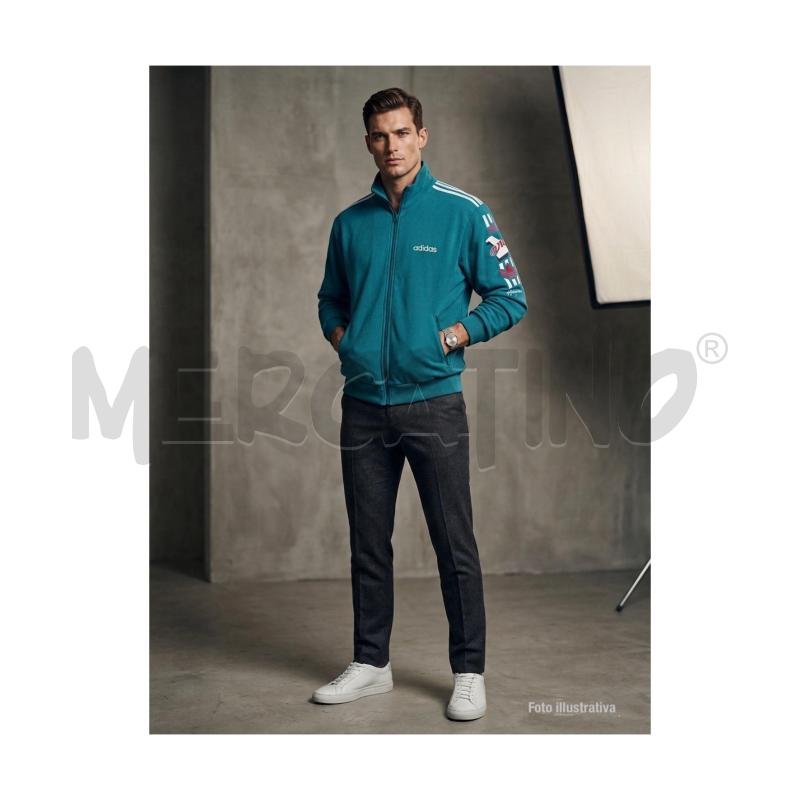 FELPA U ADIDAS VERDE CINILLIA CON PATCH MANICA SINISTRA | Mercatino dell'Usato Rovereto 5