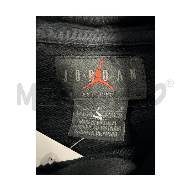 FELPA U JORDAN 13/15A NERA CON JORDAN ROSSO | Mercatino dell'Usato Rovereto 3