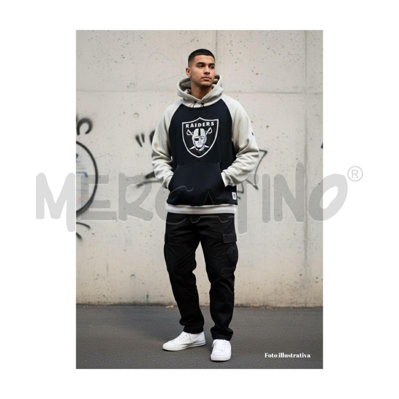 FELPA U RAIDERS REEBOK NERA/GRIGIA CON RICAMO BIANCO | Mercatino dell'Usato Rovereto 5