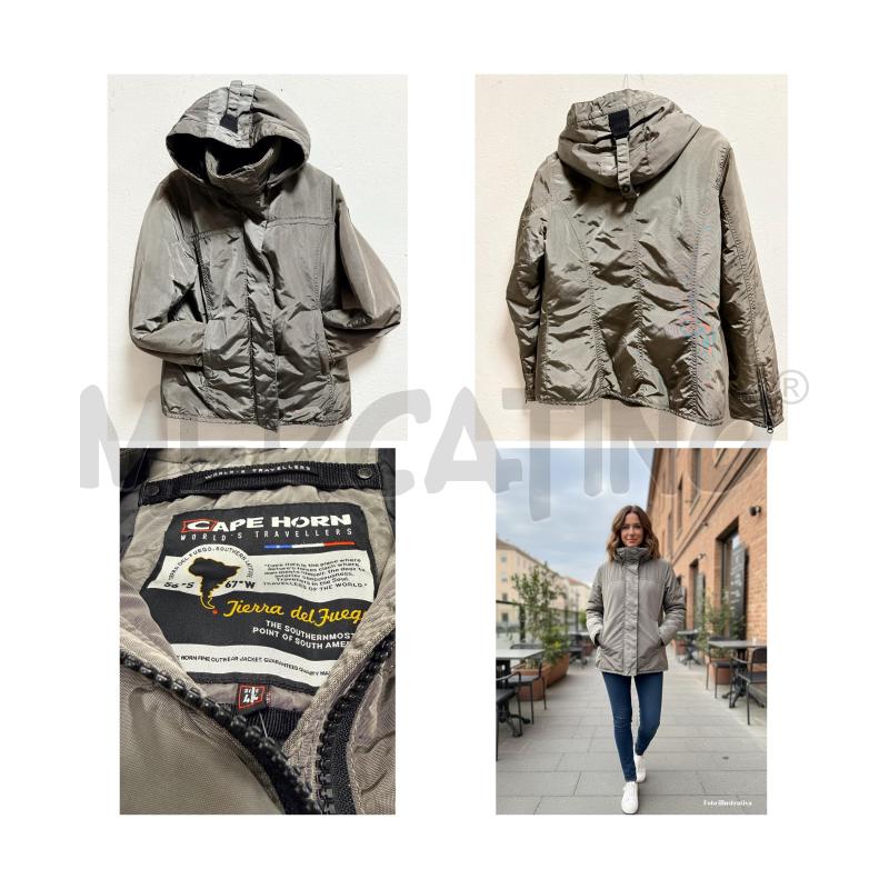 GIUBBOTTO D CAPE HORN GRIGIO CANGIANTE 44 CAPPUCCIO | Mercatino dell'Usato Rovereto 1