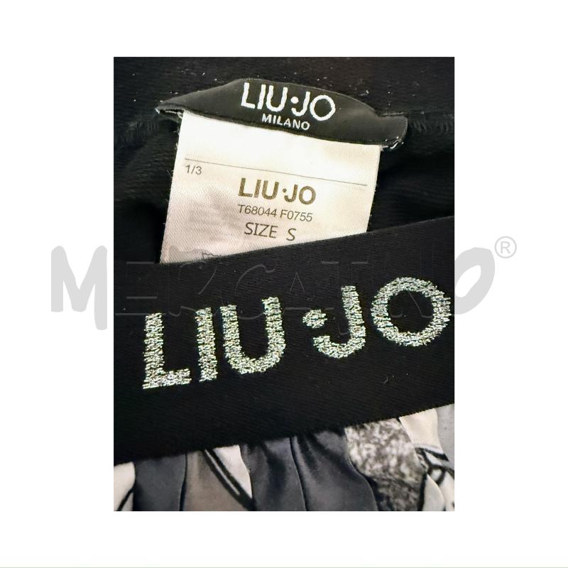 GONNA LIU JO LUNGA GRIGIA FIORI CON RETRO NERO IN MAGLINA ELASTICO IN VITA LOGGATO TAGLIA S | Mercatino dell'Usato Rovereto 4