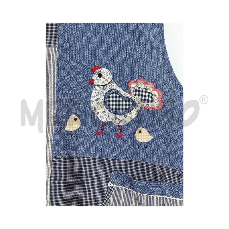 GREMBIULE DA MAESTRA BLU CON GALLINELLE | Mercatino dell'Usato Rovereto 3