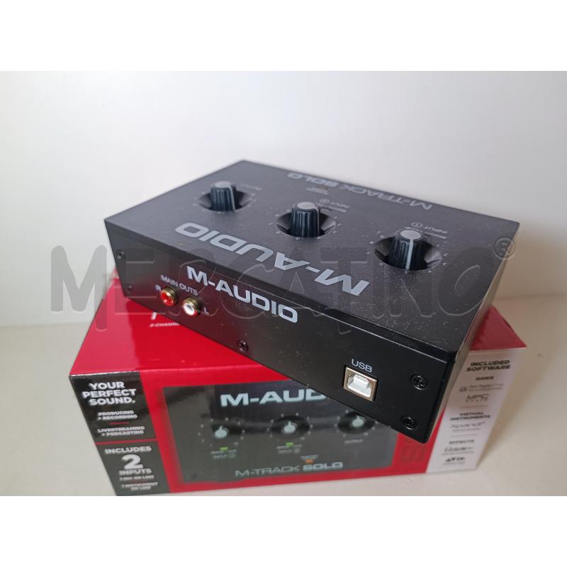 INTERFACCIA SCHEDA AUDIO STREAMING M-AUDIO SOLO | Mercatino dell'Usato Rovereto 2