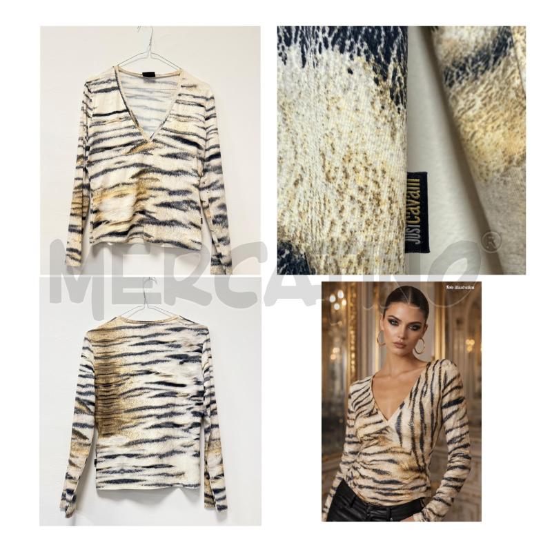 MAGLIA D CAVALLI ZEBRATA SCOLLO V | Mercatino dell'Usato Rovereto 1