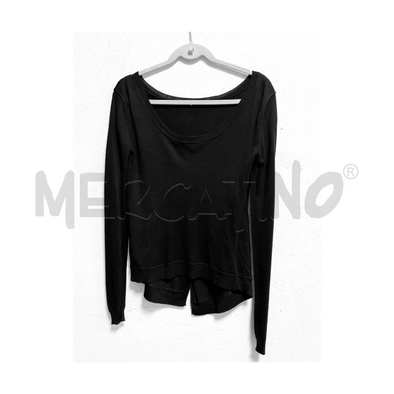 MAGLIA D MANILA GRACE NERA BOTTONCINI  | Mercatino dell'Usato Rovereto 3