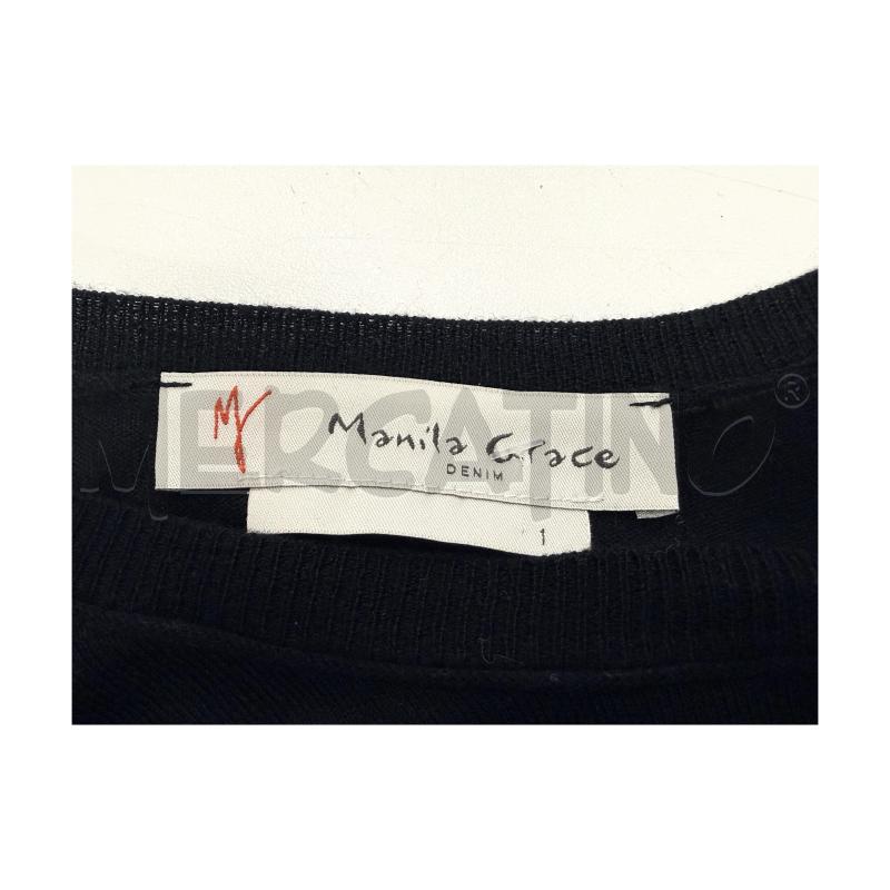 MAGLIA D MANILA GRACE NERA BOTTONCINI  | Mercatino dell'Usato Rovereto 4