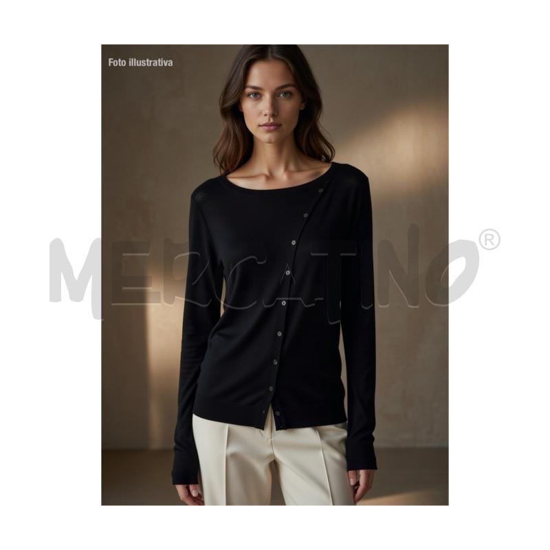 MAGLIA D MANILA GRACE NERA BOTTONCINI  | Mercatino dell'Usato Rovereto 5