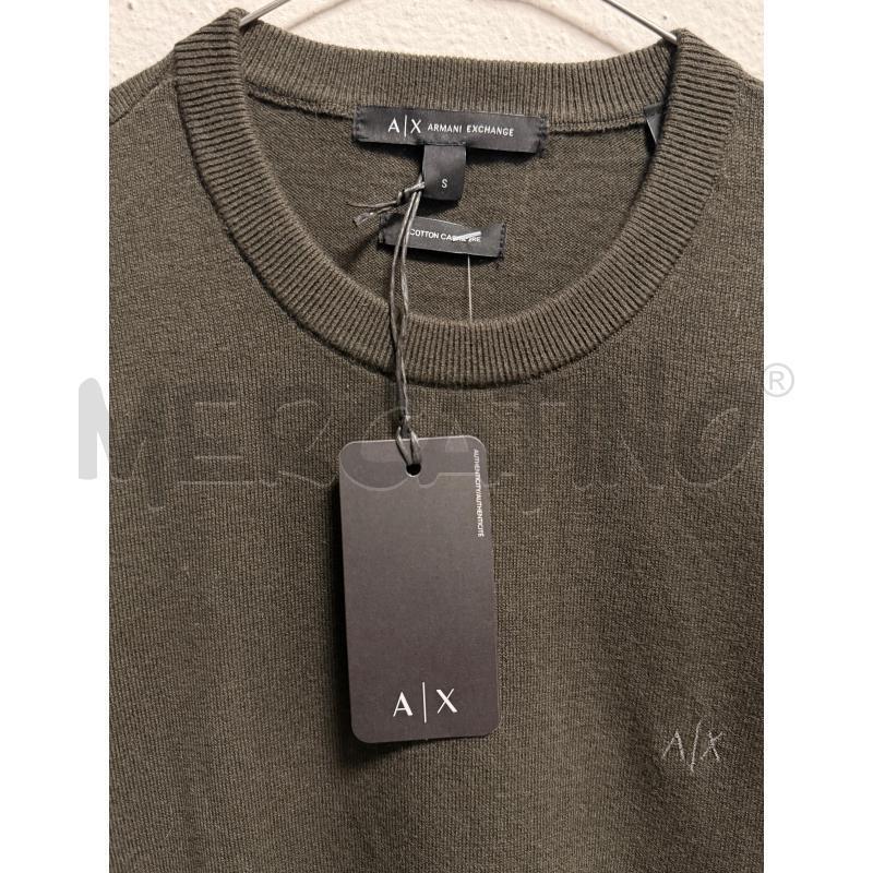 MAGLIONE B ARMANI EXCANGE FANGO NUOVA COTONE E CASHMERE  | Mercatino dell'Usato Rovereto 3