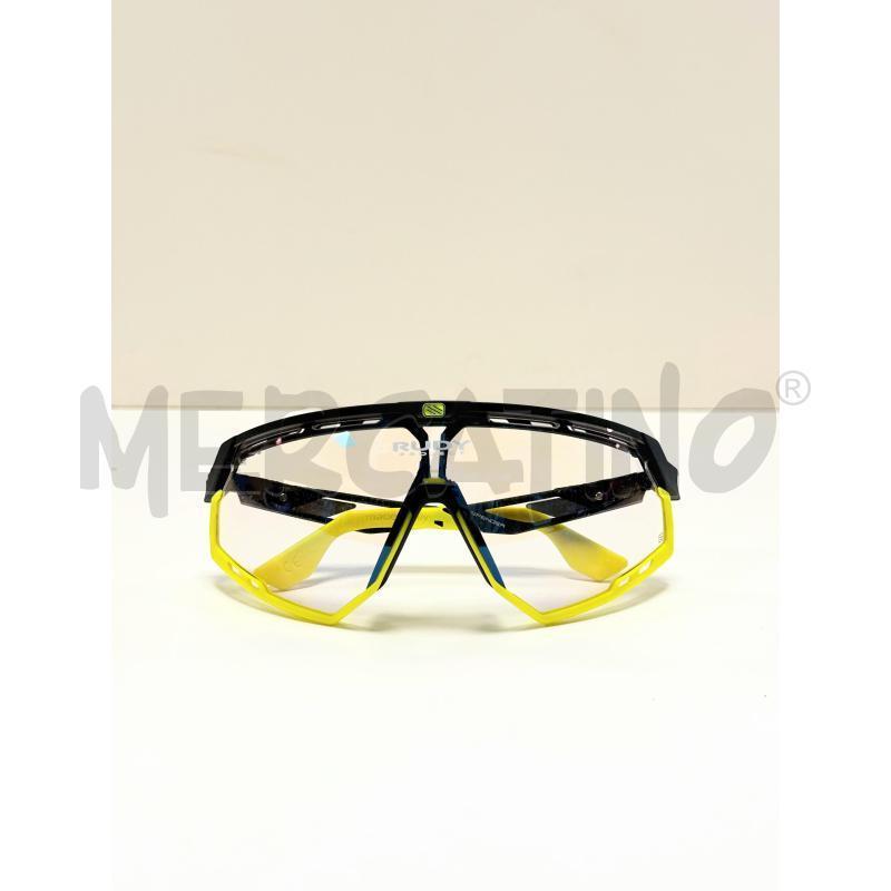 OCCHIALI DA BICI RUDY DEFENDER GIALLI/NERI + LENTE TRASPARENTE | Mercatino dell'Usato Rovereto 2
