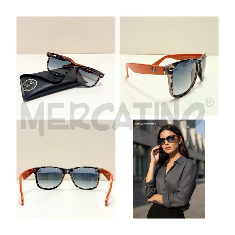 OCCHIALI DA SOLE RAYBAN ARANCIO/TARTARUGA  | Mercatino dell'Usato Rovereto 1