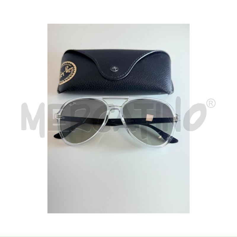 OCCHIALI D RAY BAN 4376 TRASPARENTI LENTE GRIGIA | Mercatino dell'Usato Rovereto 2