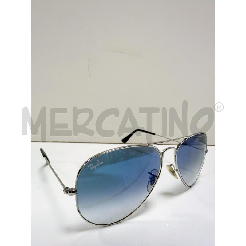 OCCHIALI RAYBAN AZZURRO SPECCHIO AVIATOR | Mercatino dell'Usato Rovereto 3