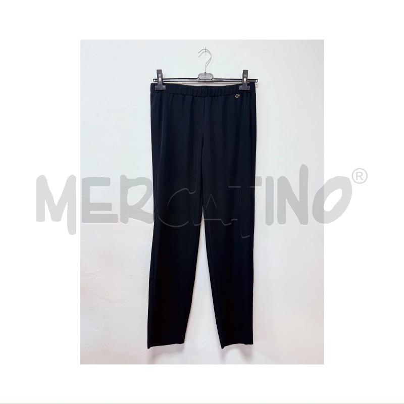 PANTALONE D FERRONI BLU NOTTE ELASTICO IN VITA 44 | Mercatino dell'Usato Rovereto 2