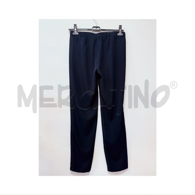 PANTALONE D FERRONI BLU NOTTE ELASTICO IN VITA 44 | Mercatino dell'Usato Rovereto 3